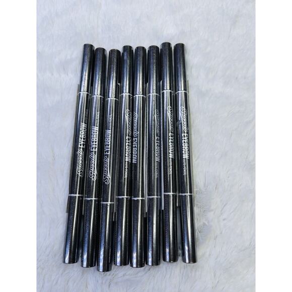 Peripera Speedy Skinny Brow Eyebrow Pencil #1 Black Brown 8pk - Picture 1 of 9